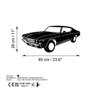 Wallity Chevrolet Chevelle SS 1969 Malibu Escultura de pared de metal